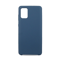 Чехол LifeStyle для Samsung A71 Silicone Case - Синий