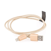 Кабель Rombica Digital CB-C2A0G Lightning — USB 1 м - Золотой