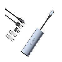 USB хаб 5в1 LifeStyle Jellico HU-51 - Серый