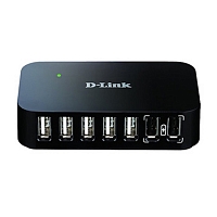 USB-хаб D-Link DUB-H7 - Чёрный
