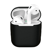 Силиконовый чехол Deppa для Apple AirPods - Черный