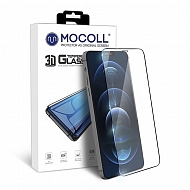 Защитное стекло Mocoll Platinum 3D MIX Full Cover для iPhone 12 mini - Чёрный