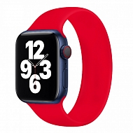 Ремешок LifeStyle для Apple Watch 42 mm Sillicone монобраслет M - Красный