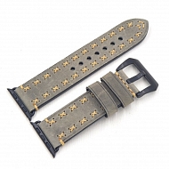 Ремешок Bingo Leather Cross для Apple Watch - Серый